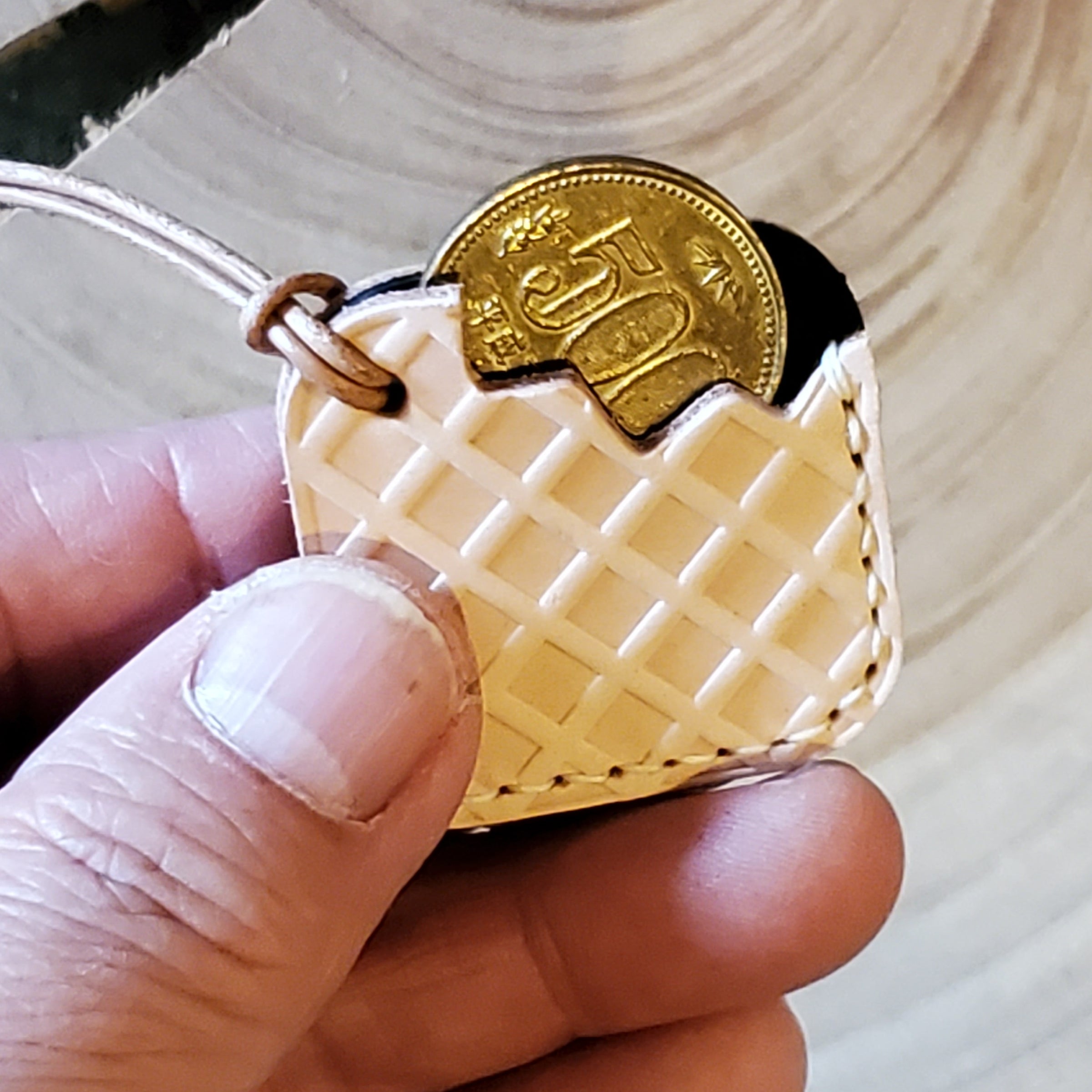 ロエベ ラージクッキーチャーム コインケース 美品】LOEWEロエベ うさぎクッキーコインケースラージ スナ・フジタ