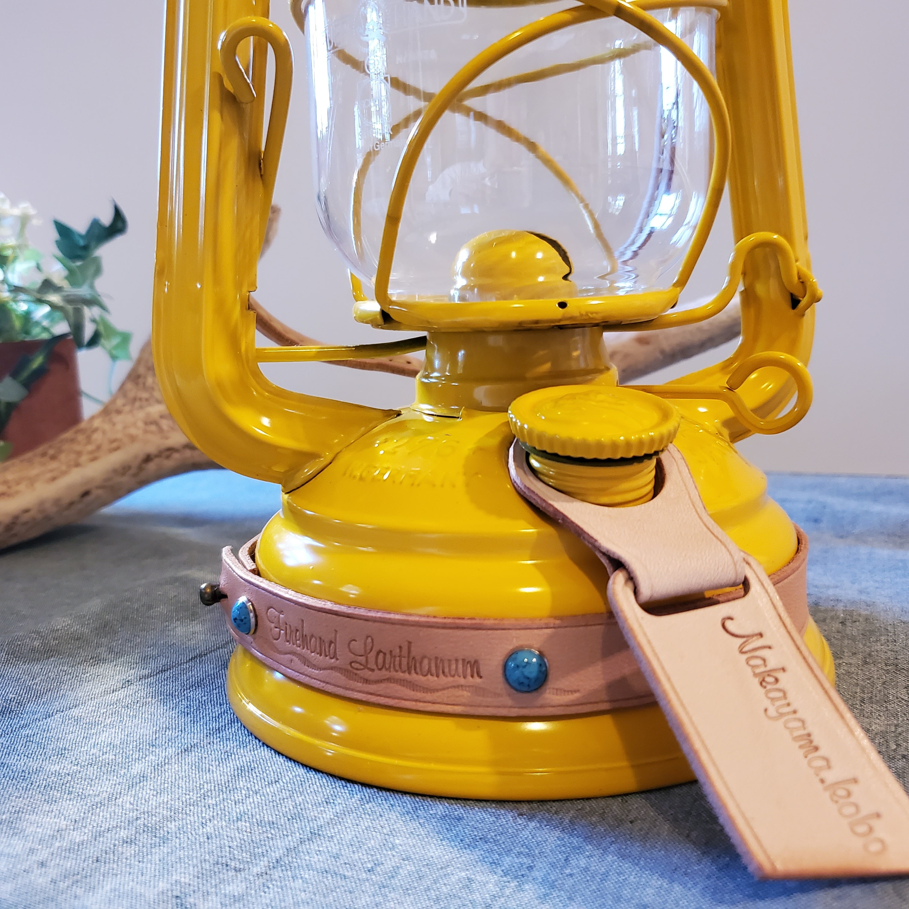 ランタン エプロン フュアハンド用(穴径24.5㎜) ☆刻印無料☆ 本革