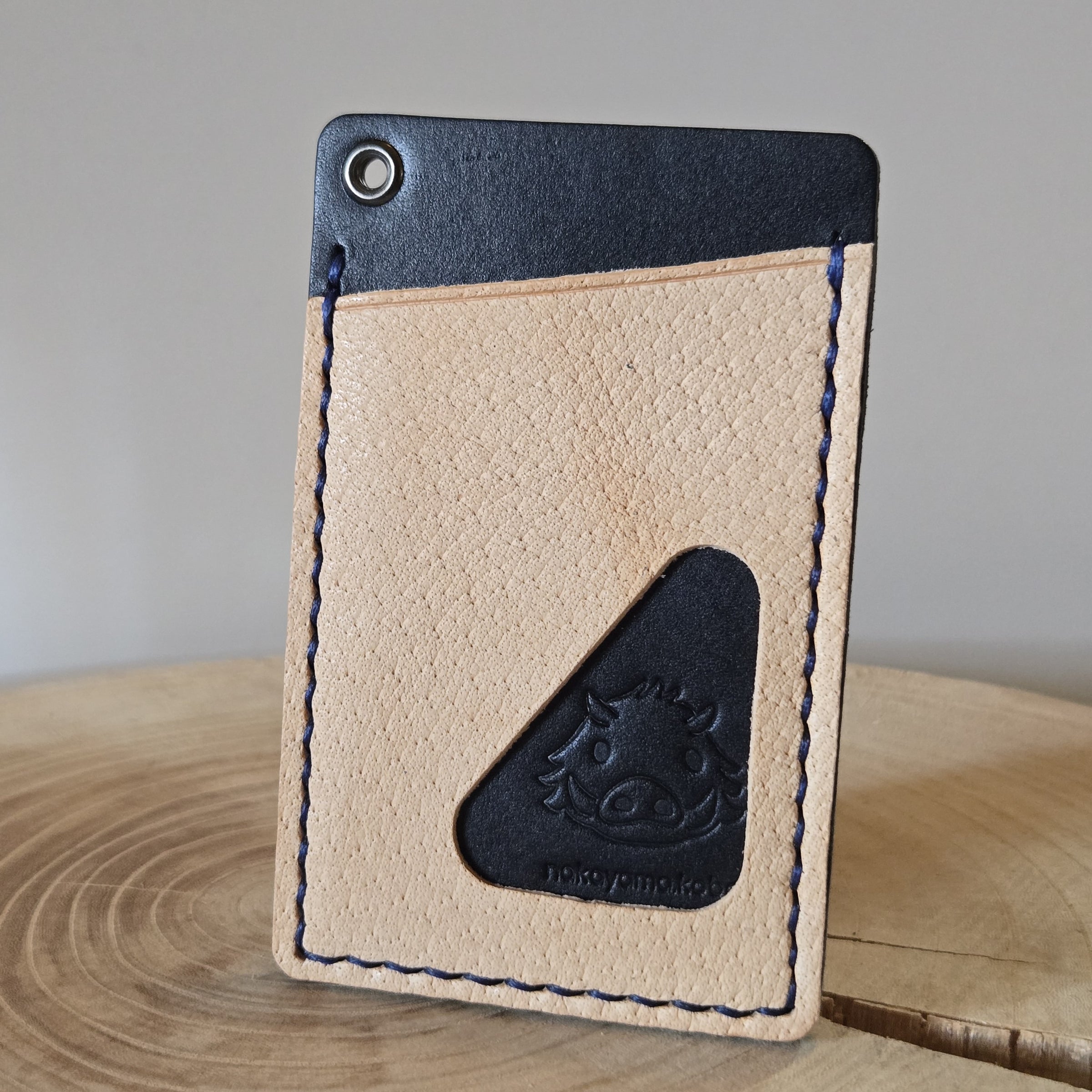 ☆3かくパスケース☆ ジビエレザー イノシシ革 | 中山工房