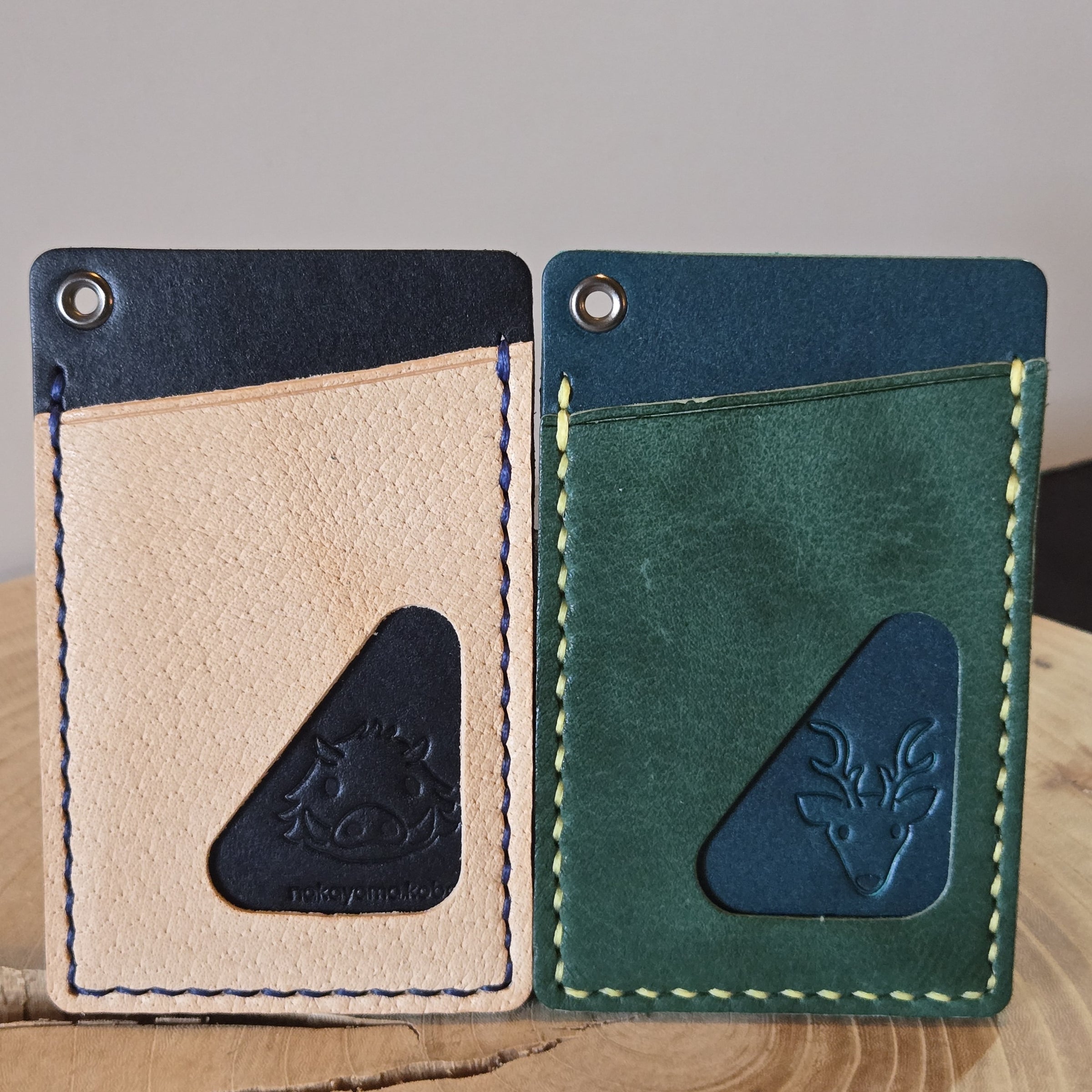 ☆3かくパスケース☆ ジビエレザー イノシシ革 | 中山工房