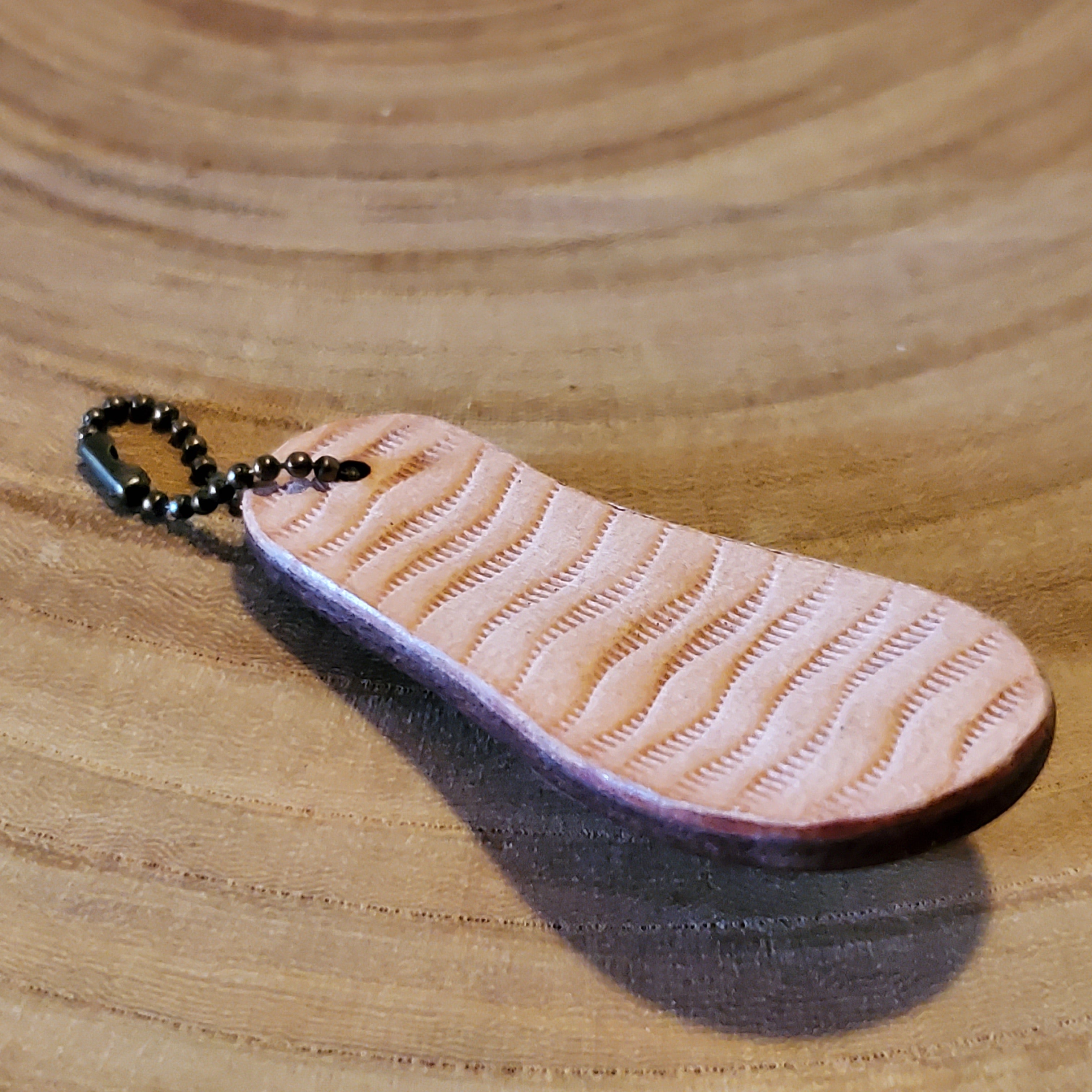 レザー製 ビーチサンダル チャーム キーホルダー | 中山工房